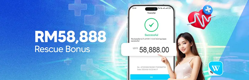 guaranteed rescue bonus up to rm58,888 for players